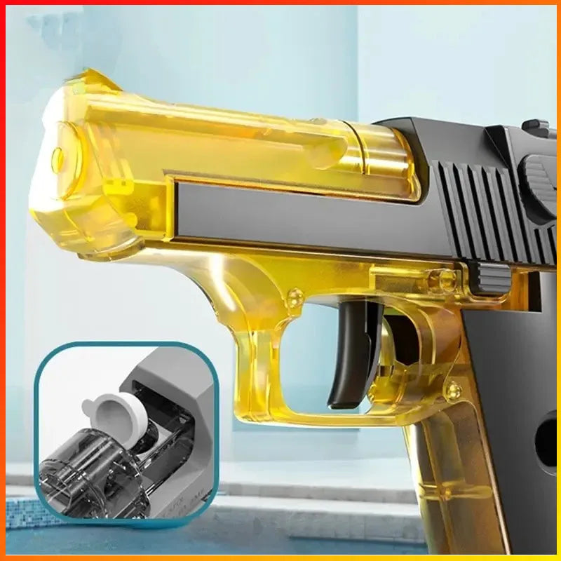 Summer High-Pressure Water Gun – Non-Electric Full Automatic Pistol for Kids, Boys, Girls & Adults