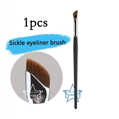 Upgrade Blade Eyeliner Brush | Ultra-Thin Fine Angle Flat Brush for Eyebrows & Under-Eye Makeup | Precise Detail White Brush