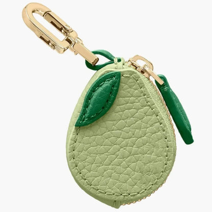 Mini Cherry & Strawberry Coin Purse – Cute PU Leather Keychain Bag for Earphones and Small Storage, Korean Style