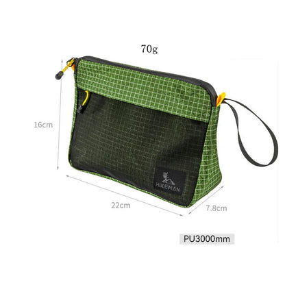 Premium Waterproof Toiletry Bag – UHMWPE Fabric Portable Travel Organizer with Large Capacity, Multi-Functional, 70g