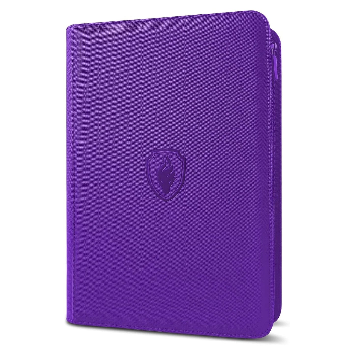 9-Pocket Trading Card Binder - 360-Card Zipper Album with Premium PU Cover