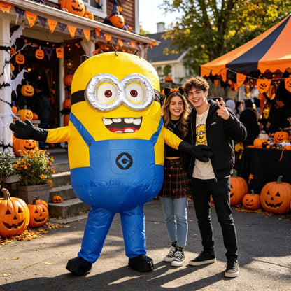 Inflatable Robot Costume - Adult Cartoon Mascot Cosplay Outfit for Halloween, Parties & Events