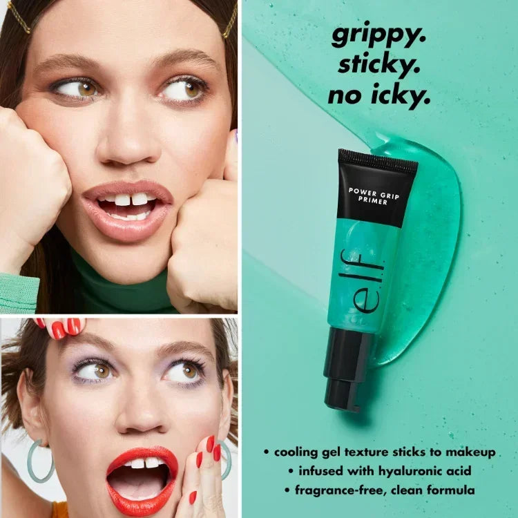 24ML ELF Power Grip Makeup Primer – Hydrating Face Primer for Moisturizing & Long-Lasting Makeup