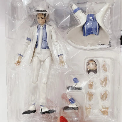 Michael Jackson Smooth Criminal Action Figure — MJ Thriller Moonwalk Model Toy, Joint Movable Collectible, Christmas Gift