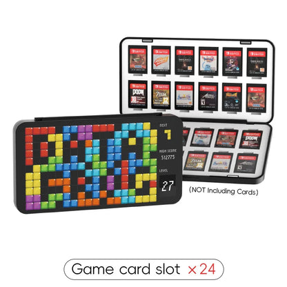 DATA FROG 24-in-1 Game Card Case – Hard Shell Storage Box for Nintendo Switch/Lite/OLED Accessories