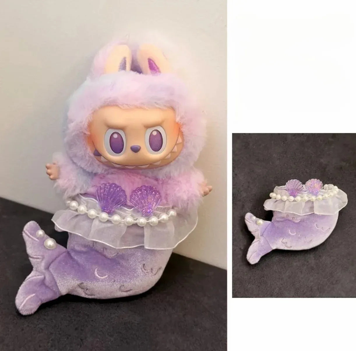 17CM Labubu Cute Milk Doll Clothes – Handmade Outfit Accessories for V1 & V3 Dolls
