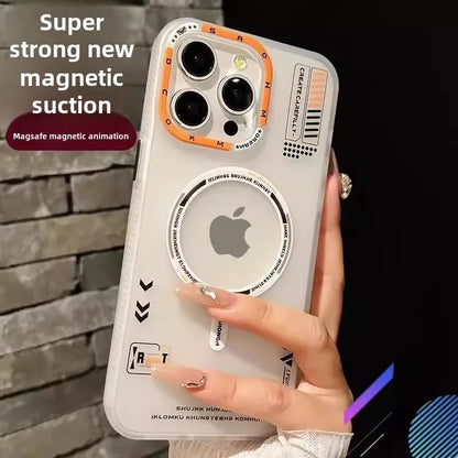 Matte Magnetic iPhone Case - MagSafe Wireless Charging & Frosted Metal Lens Protection