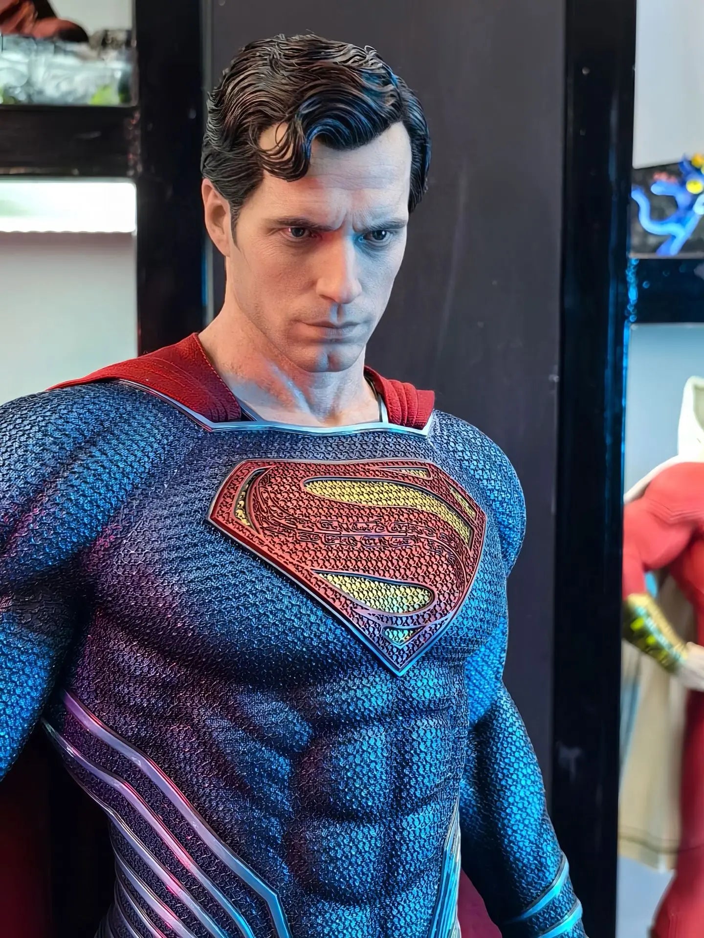 DC Series Justice League Superman GK Statue – Handmade Steel Man Collectible Model Ornament Gift