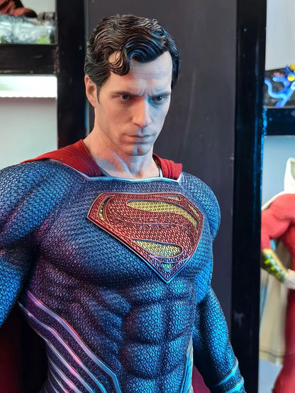 DC Series Justice League Superman GK Statue – Handmade Steel Man Collectible Model Ornament Gift