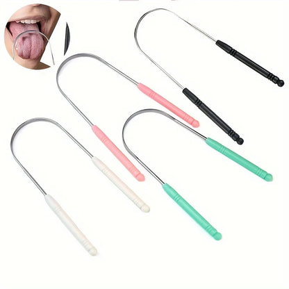 Stainless Steel Tongue Scraper – High-Quality Oral Tongue Cleaner Brush for Superior Oral Hygiene