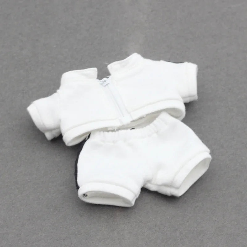 Fashion Sports Outfit for 15cm/17cm Labubu Dolls – Peaked Cap Suit Ropa Labubu Doll Clothes Accessories