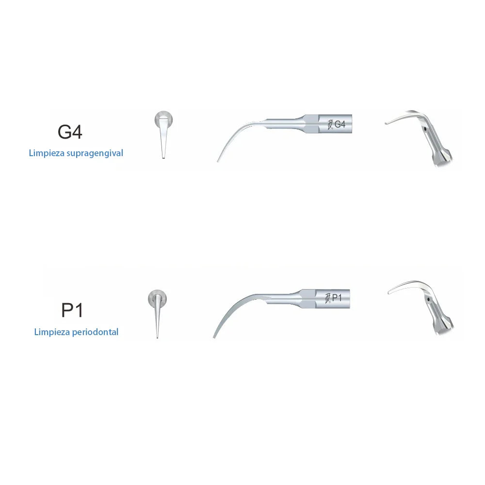 5 Work Tips Woodpecker G1, G2, G3, G4, P1 for Dental Cleaning – Woodpecker Dental Tools