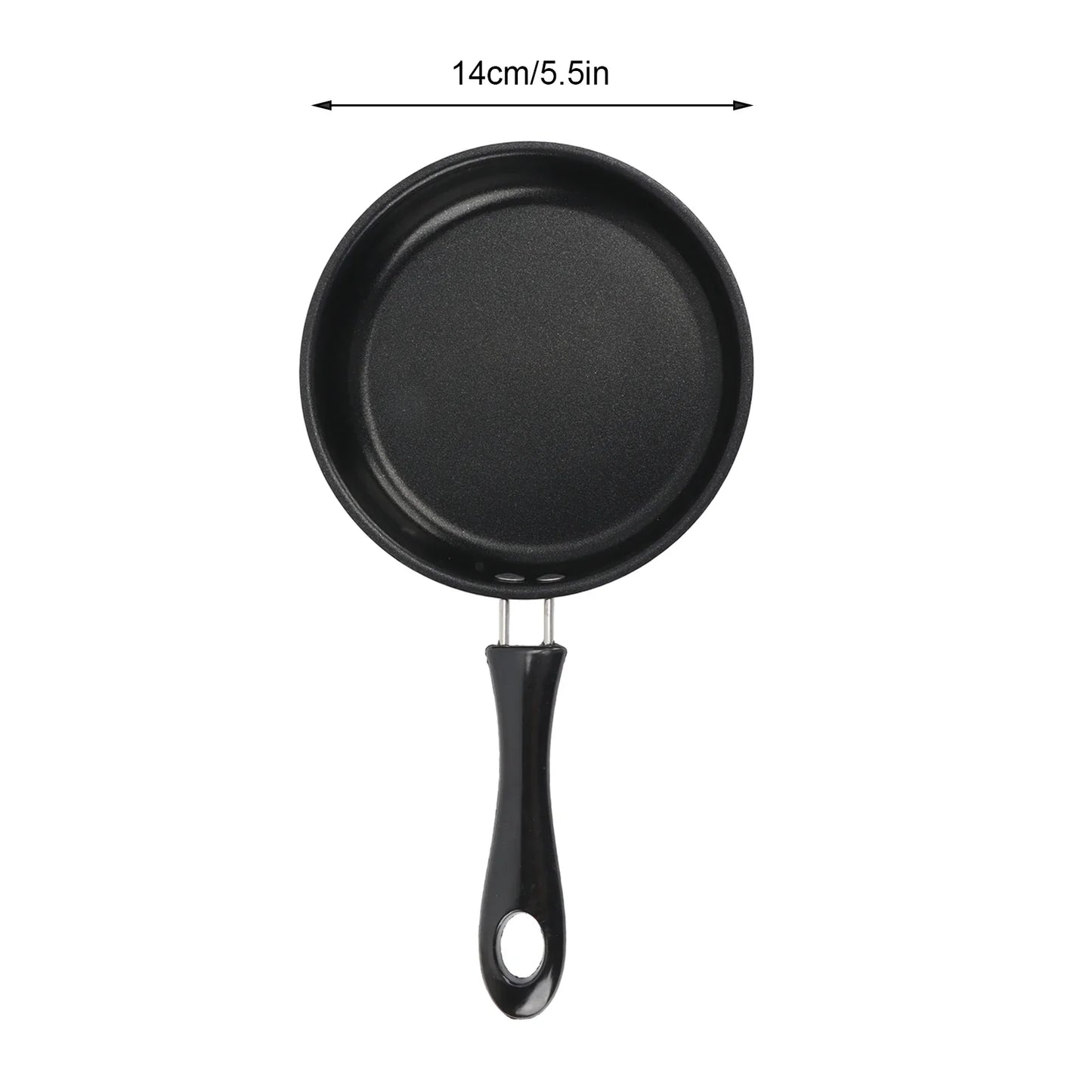 12–20cm Mini Non-Stick Frying Pan – Thickened Stainless Steel Skillet for Gas & Induction Cooking