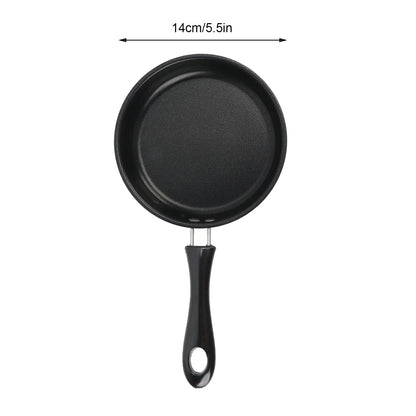 12–20cm Mini Non-Stick Frying Pan – Thickened Stainless Steel Skillet for Gas & Induction Cooking
