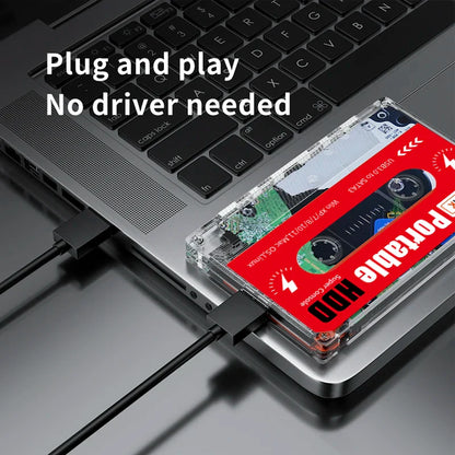 KINHANK Super Console 2TB Portable Retro Game HDD – 120,000+ Games for SS/MAME/DC/NAOMI, Plug & Play for PC/Laptop, Kids Game Player
