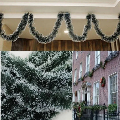 2M Christmas Ribbon Garland – Festive Tree, Party & Wedding Decoration