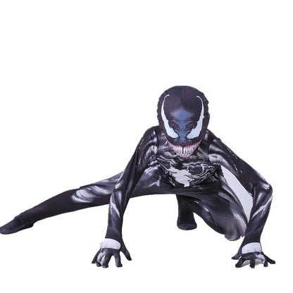 Kids Spider-Man Cosplay Costume – 3D Style Spiderman Suit for Halloween, Party & Venom Theme