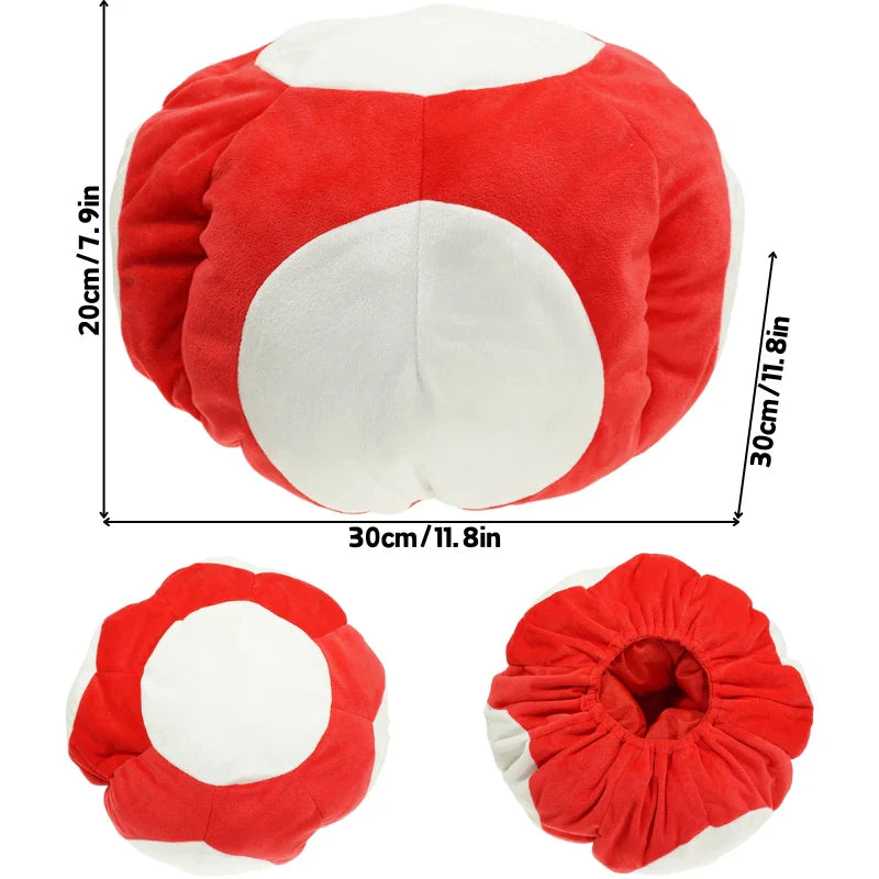 Anime Mario & Luigi Plush Hats — Kawaii Cappy, Princess Peach, Waluigi, Wario & Mushroom Stuffed Dolls, Birthday Gifts for Kids