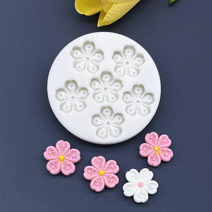 Flower Daisy Silicone Mold — Sugarcraft, Fondant & Cupcake Baking Tool for Cake Decoration