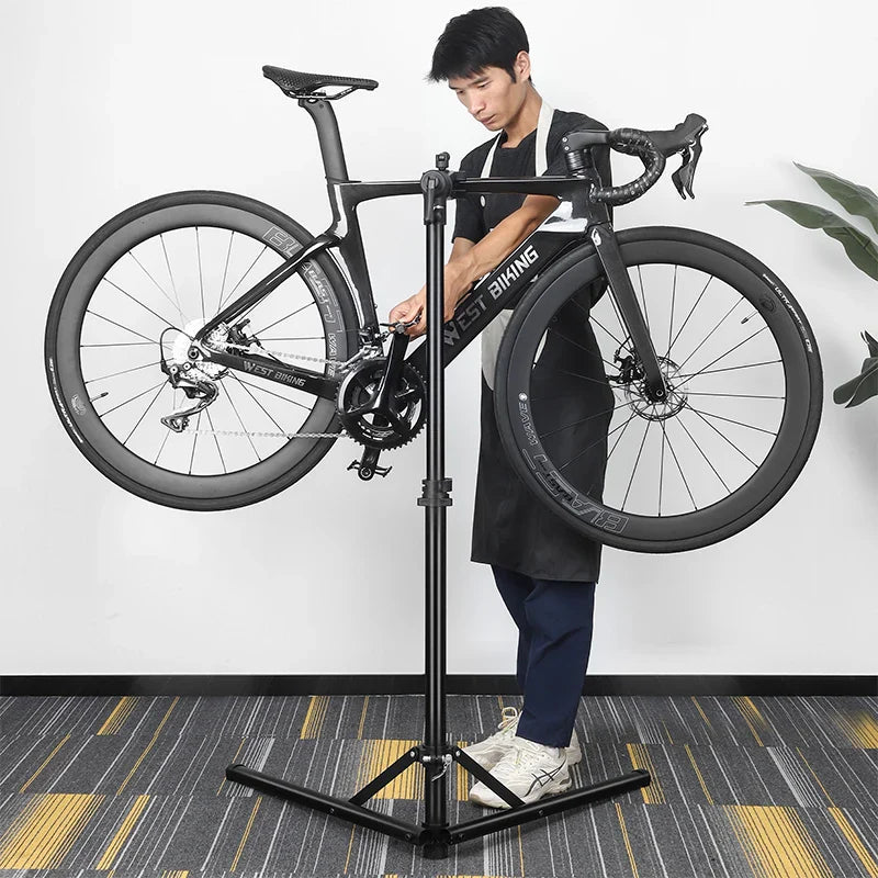 WEST BIKING Foldable Bike Repair & Display Stand – Multipurpose Wall/Floor Rack for Bicycle Storage & Maintenance
