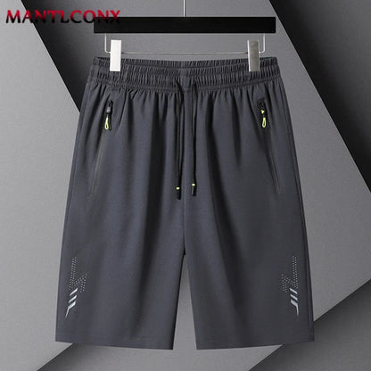 Men's Summer Sport Shorts – Cool Running, Gym & Fitness Training Shorts in Black and Gray