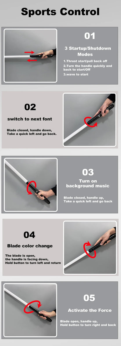 Darth Maul Double-Edged Neopixel Lightsaber – Xenopixel Jedi Laser Sword for Heavy Dueling & Cosplay