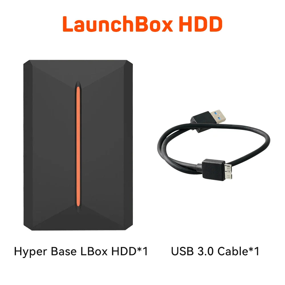 Launchbox Retro Gaming Hard Drive Console for PS4/PS3/PS2/WiiU/Wii/N64/DC/PS1 & PC with 3760+ 3D Games