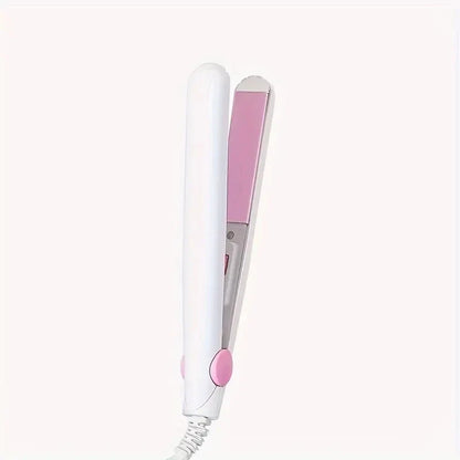 Mini Hair Straightener – Quick Heating Multi-Color Ceramic Plate for Bangs, Curling & Straightening
