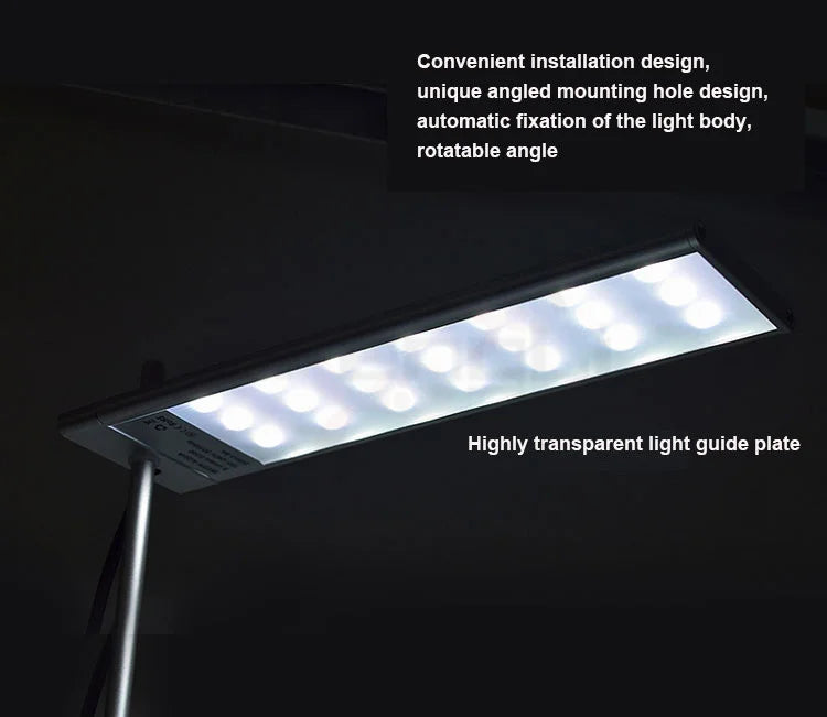 Week Aqua S Series WRGB Fishing Lamp – ADA Style LED Light for Aquariums, Fish Tanks, Fishbowls & Aquascaping Decoration