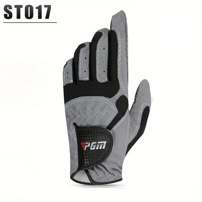 PGM Professional Golf Gloves – Breathable Microfiber, Non-Slip Grip for Club Swing & Putting Training