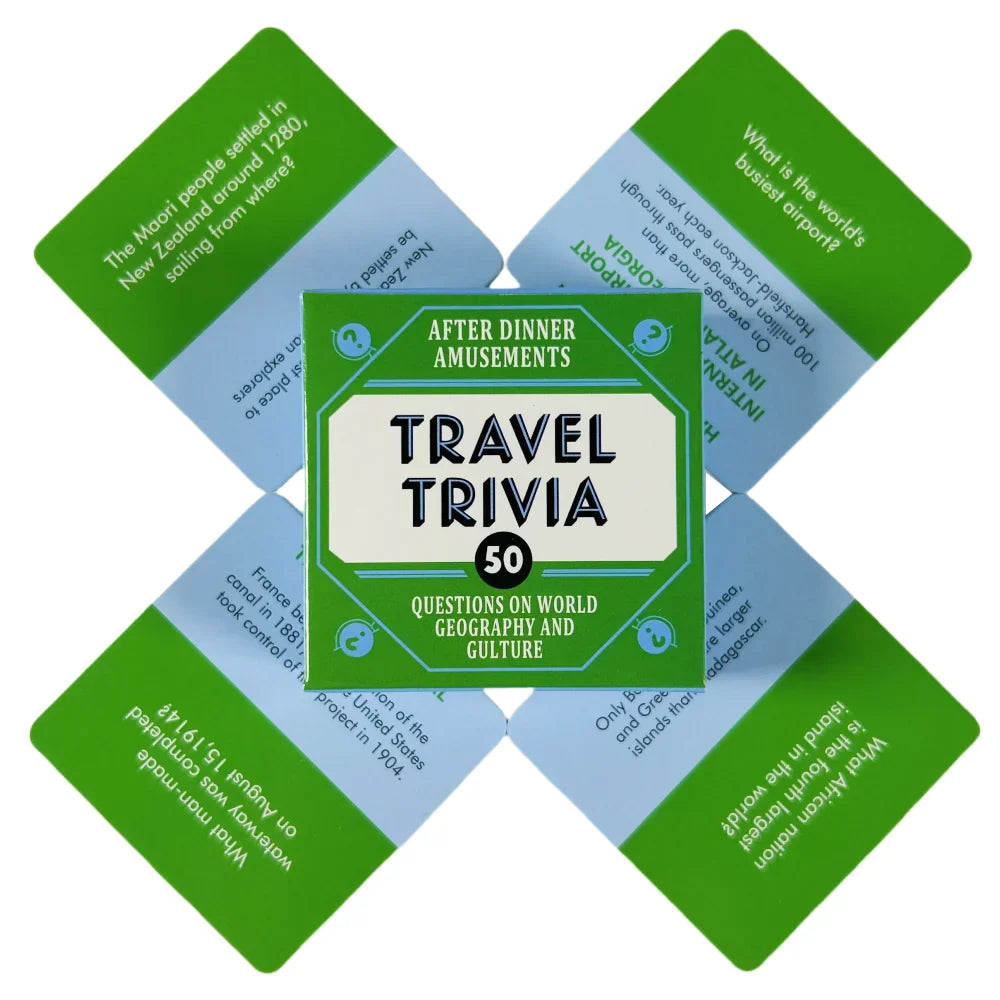 13-in-1 Mini Party Card Game Set – Truth or Dare, Trivia, Riddles & Travel Games for Fun Group Play
