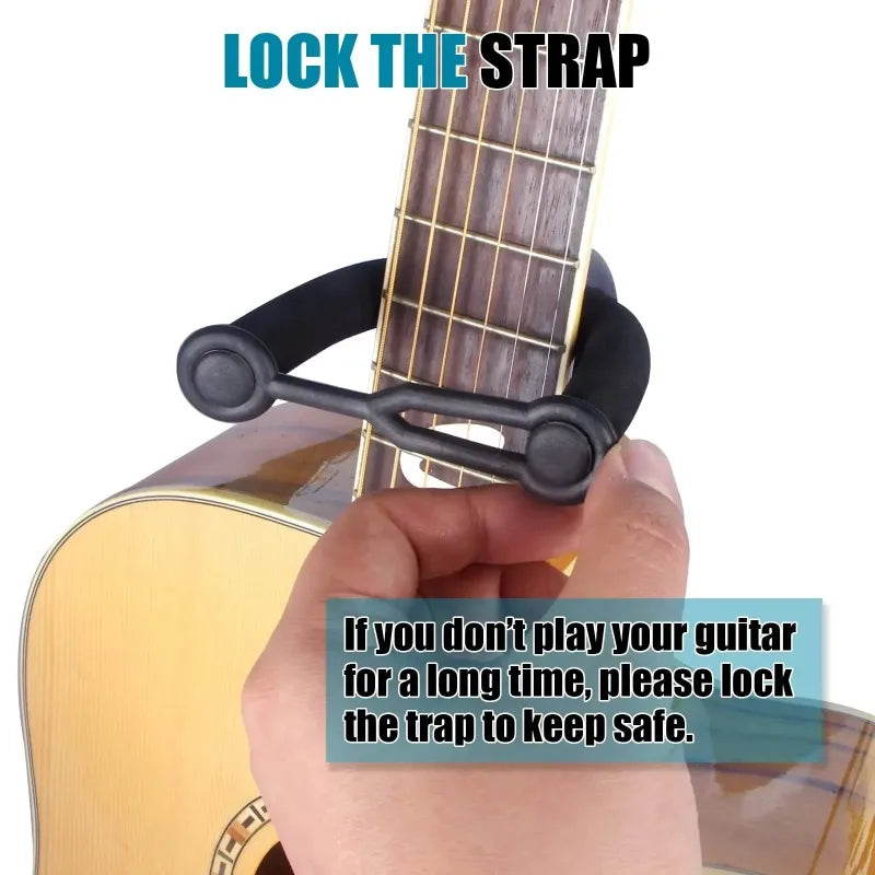 Vertical Foldable Guitar Stand — Adjustable Instrument Display for Ukulele, Bass, Classical & Electric Guitars