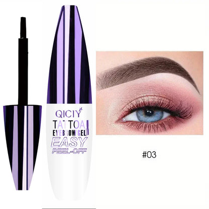 Long-Lasting 3-Day Tattoo Eyebrow Gel Cream – Easy Peel-Off, Smudge-Proof, Sweat-Resistant Waterproof Cosmetic