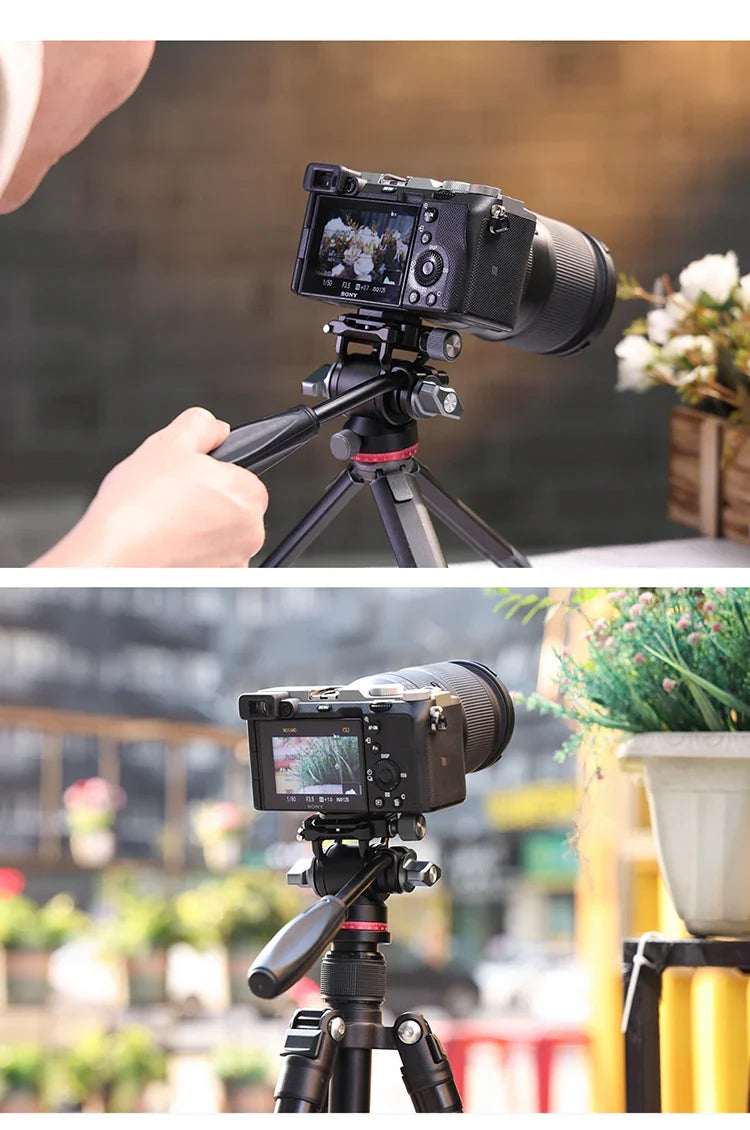 Ulanzi U-190 Panoramic Tripod Head – Hydraulic Fluid Video Damping Head for DSLR, Monopod & Mobile Camera Stand