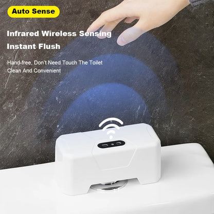 Smart Home Kit: Automatic Toilet Flush Button with External Infrared Flush Sensor | Induction Toilet Flusher