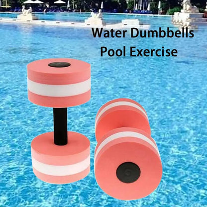 Multicolor EVA Water Dumbbells – Floating Pool Exercise Aquatic Fitness & Aerobic Training Equipment