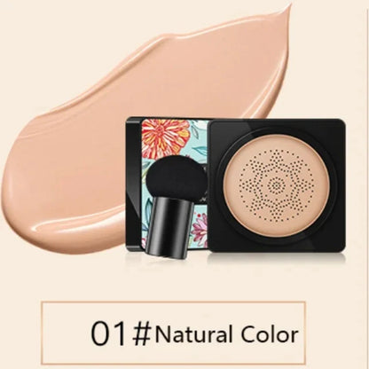 Mushroom Head Air Cushion CC Cream – Natural Moisturizing Foundation, Whitening Concealer & Oil-Control BB Makeup