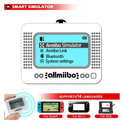 Universal Chargeable Amiibo Emulator Writer – Bluetooth-Compatible Gaming Accessory for Switch & Wii U Allmiibo Simulator Tool