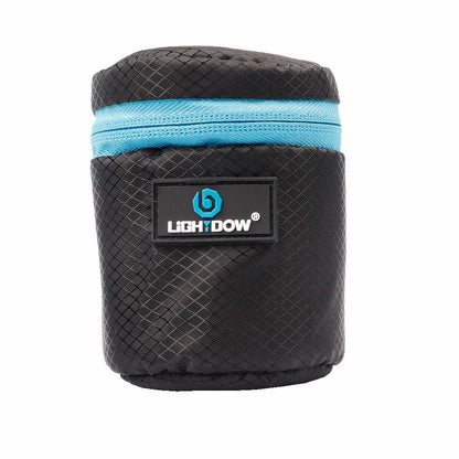Lightdow 4-Size DSLR Lens Bag Set — Soft Protective Pouches S/M/L/XL for Camera Lenses