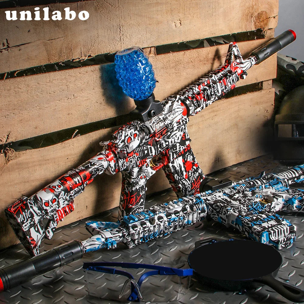 M416 Electric Blaster Gun Set, High Precision Shooting Toy for Outdoor Fun, Birthday Gift (Bullets Excluded)