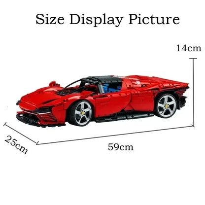 Daytonae SP3 Car Building Block Model — 3778 Pieces, Compatible with 42143, Birthday Gift for Kids and Adults