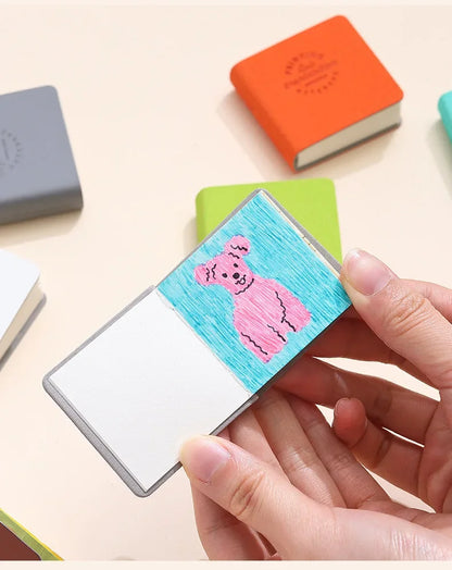 3Pcs Mini Square Watercolor Sketchbook Set – Thick Paper Drawing & Painting Books for Art & Relaxation