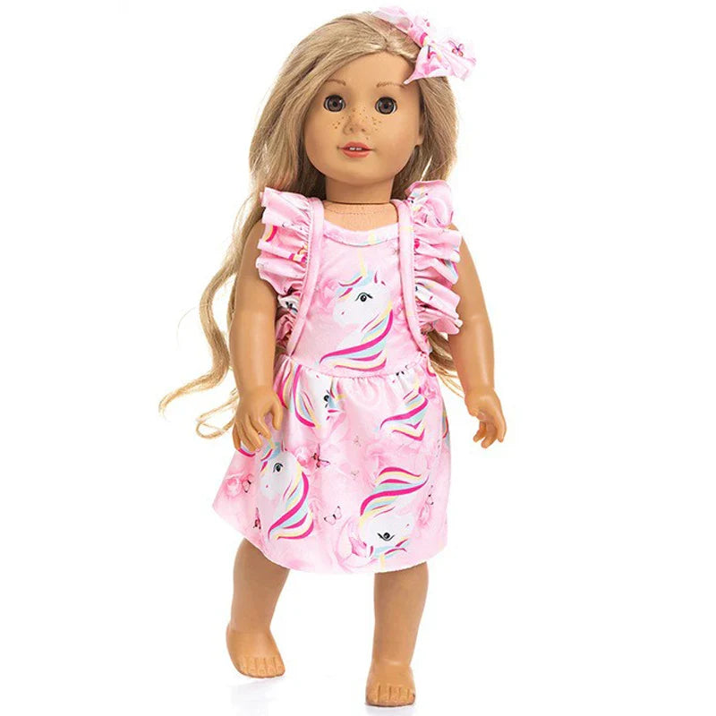 18-Inch American Girl Doll Clothes – Coat, Tights & Pants Outfit for Newborn & Baby Dolls
