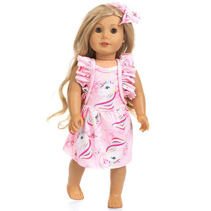 18-Inch American Girl Doll Clothes – Coat, Tights & Pants Outfit for Newborn & Baby Dolls