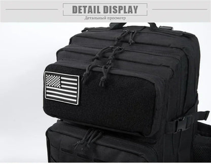 25L/45L Tactical Backpack for Men & Women – Outdoor Hiking Molle Daypack, School & Gym Rucksack with Dual Cup Holders