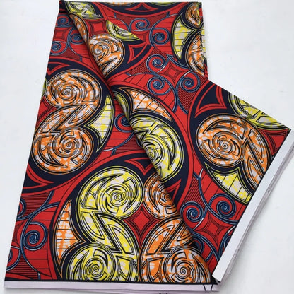African Wax Print Fabric - Nigerian Ankara Batik Dutch Fabric for Women’s Dresses & Sewing Materials