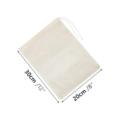 5Pcs Reusable Nut Milk Bag Set - Unbleached Nylon Cheesecloth Strainers, Fine Mesh Food Filter for Cheese, Yogurt, and Kitchen Use