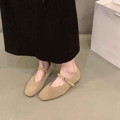 Bailamos 2024 Women's Flats – Round Toe, Slip-On Casual Ballet Shoes, Soft Leather Elegant Dress Shoes
