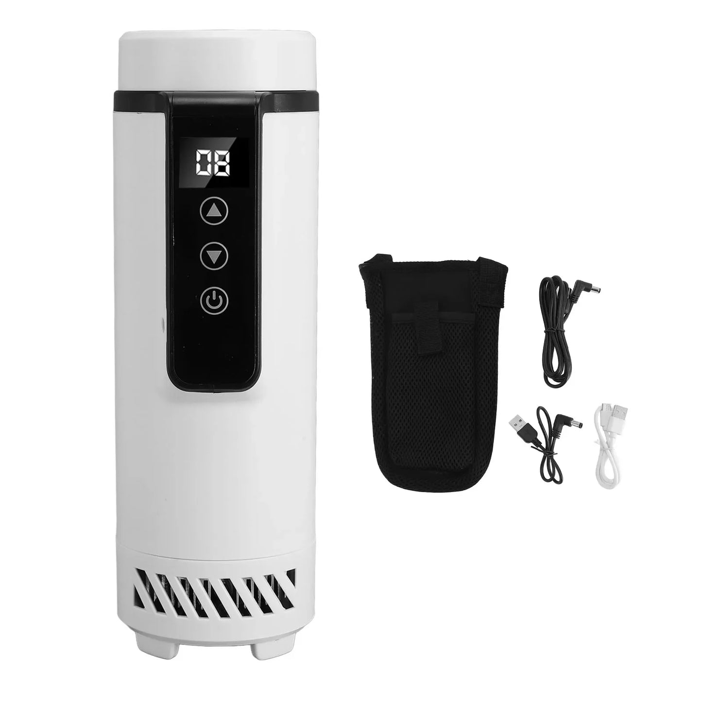 Insulin Pen Cooler Box with LED Temp Control – Holds 5 Pens, Mini Travel Medication Cooler for Diabetics, Car Insulated