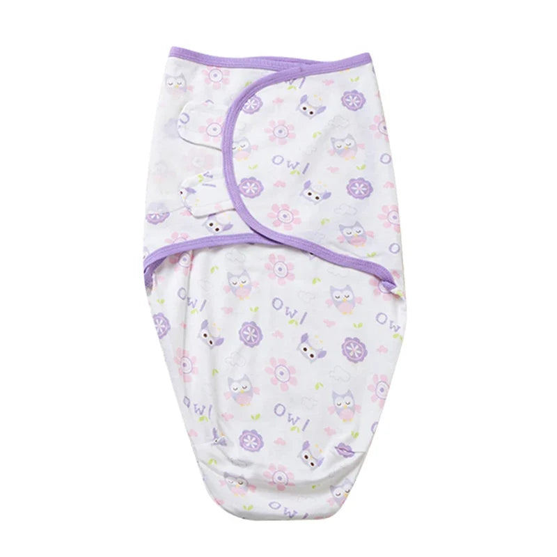 100% Cotton Newborn Swaddle Sleep Sack – Thick Infant Baby Wrap Cocoon Diaper Bag (INSULAR Summer)